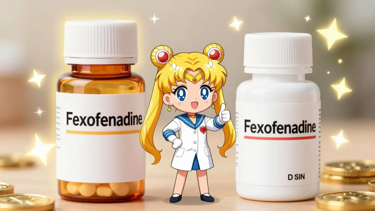 Comparison of expensive brand vs cheap generic allergy meds